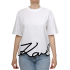 Ženska majica Karl Lagerfeld Karl Signature Hem T-Shirt