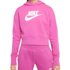 Dečiji duks Nike G NSW CLUB FT CROP HOODIE HBR