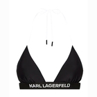 Ženski kupaći Karl Lagerfeld triangle w/ logo elastic