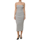 Ženska haljina Calvin Klein Woven Label Rib Sleeveless dress