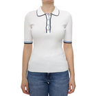 Ženska majica Guess Thalia Polo Neck Ss Swtr