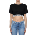 Ženska majica Tommy Hilfiger CROP LOGO WB SS BDS