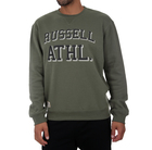 Muški duks Russell Athletic DOUBLE FELT APPLIQUE CREW