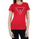Ženska majica Guess JEANS SS RN EYELETS TEE