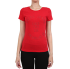 Ženska majica Guess SS RN CIRCLE LOGO TEE