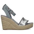 Ženske platforme Tommy Hilfiger METALLIC WEDGE SANDAL