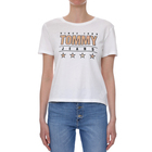 Ženska majica Tommy Hilfiger SLIM METALLIC TOMMY TEE