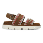 Ženske sandale Mou Bio sandal overstitching and b