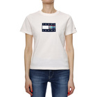 Ženska majica Tommy Hilfiger Reg Tartan Flag Tee