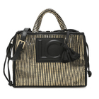Ženska torba Lola Large metallic raffia-effect tote bag