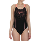 Ženski kupaći Speedo SPORTS LOGO MDLT AF BLACK/ORANGE