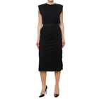 Ženska haljina Karl Lagerfeld JERSEY DRESS W/LOGO TAPE