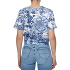 Ženska majica Russell Athletic Dm - Cropped Printed Tee Shirt