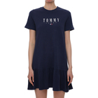 Ženska haljina Tommy Hilfiger LOGO PEPLUM DRESS