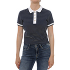 Ženska majica Guess Ss polo nk alphonsine striped