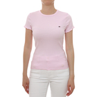 Ženska majica Tommy Hilfiger Tjw slim lettuce edge rib ss