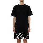 Ženska haljina Karl Lagerfeld Karl Signature Hem dress