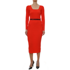 Ženska haljina Karl Lagerfeld lslv knit dress