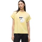 Ženska majica Karl Lagerfeld Ikon aquarelle c loose t-shirt