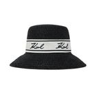 Ženska fedora Karl Lagerfeld K/signature raffia hat