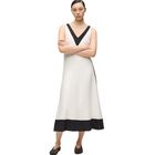 Ženska haljina Karl Lagerfeld Bw linen blend dress
