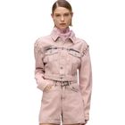 Ženska jakna Klj Lace tie denim jacket
