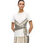 Ženska majica Karl Lagerfeld Scarf print detail t-shirt
