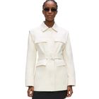 Ženski kaput Karl Lagerfeld Transformer twill outerwear