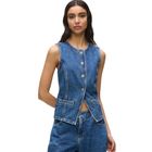 Ženski prsluk Klj Fitted denim vest