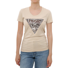 Ženska majica Guess Ss cn zebra triangle tee