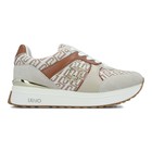 Ženske patike Liu Jo Liu jo maxi wonder ee 1 - sneaker cow suede/monogram j rope/saddle: