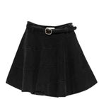 Ženska suknja Self Portrait flared denim mini skirt