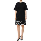 Ženska haljina Karl Lagerfeld karl signature hem dress