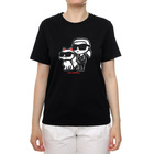 Ženska majica Karl Lagerfeld ikon sketch duo t-shirt
