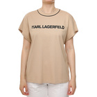 Ženska majica Karl Lagerfeld logo piping t-shirt