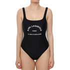 Ženski kupaći Karl Lagerfeld rsg logo cheeky swimsuit
