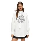 Ženska košulja Karl Lagerfeld poplin tie shirt