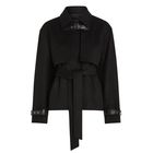 Ženski kaput Karl Lagerfeld belt detail short soft coat