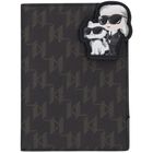 Ženska futrola za kartice Karl Lagerfeld ikon monogram cc passport case