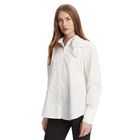 Ženska košulja Karl Lagerfeld flower poplin blouse