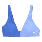 Ženski kupaći gornji deo Puma SWIM WOMEN COLOURBLOCK PLUNGE TOP 1P