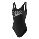 Ženski kupaći Speedo LOGO DEEP U-BK HI LEG 1PC AF