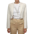 Ženski sako Lola By Maite Monochrome cropped blazer