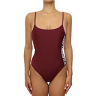 Ženski kupaći Karl Lagerfeld Elongated Logo Swimsuit