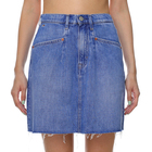 Ženska suknja Tommy Hilfiger MOM DENIM SKIRT DART AE633 HYMBR