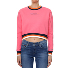 Ženski duks Tommy Hilfiger REGULAR CROP TIPPING CREW