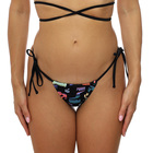 Ženski kupaći donji deo Puma Swim women side tie tanga string 1p