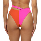 Ženski kupaći donji deo Puma Swim women colourblock v-shape brief 1p