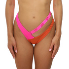Ženski kupaći donji deo Puma Swim women colourblock v-shape brief 1p