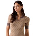Ženska haljina Guess Ss lise 4g logo polo stwr dres